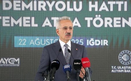 Bakan Uraloğlu: Sadece Türkiye'nin değil, tüm Güney Kafkasya'nın ve Avrasya'nın geleceğine damga vuruyoruz