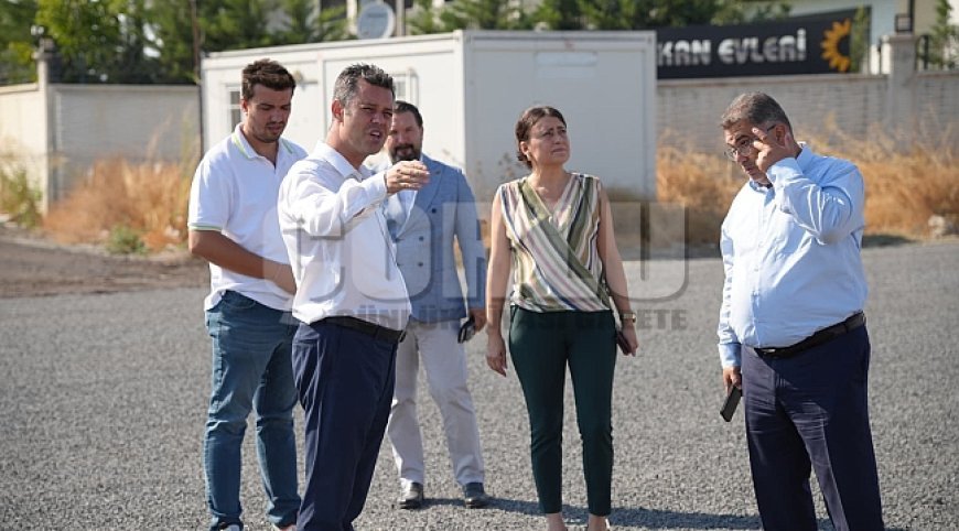 Başkan Sarıkurt, Çorlu'daki Yol ve Altyapı Çalışmalarını İnceledi