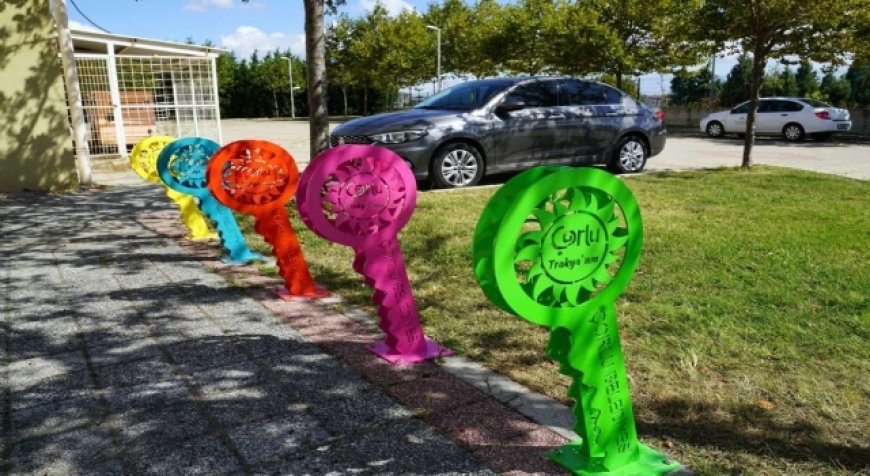 ÇORLU "BİSİKLET PARK İSTASYONLARI" İLE DONATILIYOR