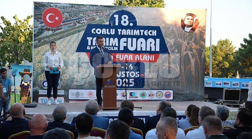 Çorlu Belediye Başkanı Ahmet Sarıkurt: "Üreticimizin Yanında Olmaya Devam Edeceğiz"
