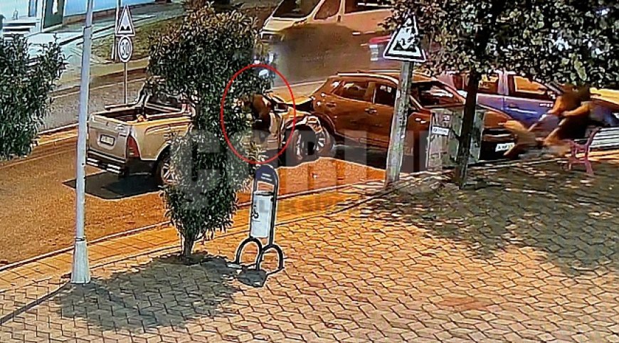 Alkollü sürücü 4 araca çarparak durabildi: Köpeği can havliyle camdan fırladı
