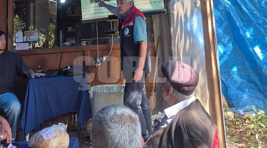 Malkara’da çiftçilere Batı Mısır kök kurdu zararlısı hakkında eğitim verildi