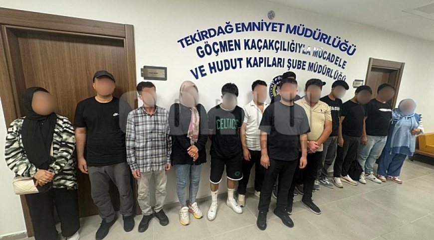 19 düzensiz göçmen yakalandı