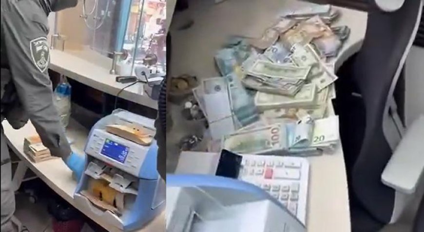Batı Şeria'da dehşet: İsrail askerleri döviz bürosunu bastı, binlerce doları çaldı!