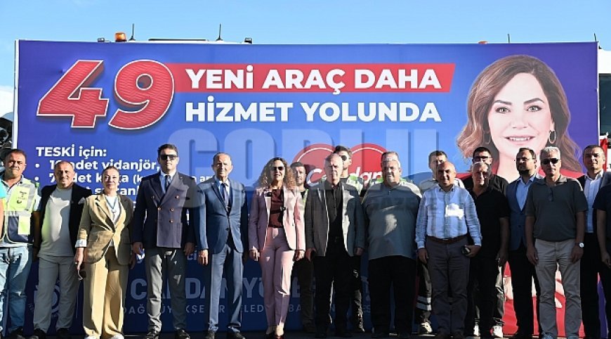 TEKİRDAĞ’IN HİZMET FİLOSU 49 YENİ ARAÇLA GÜÇLENDİ