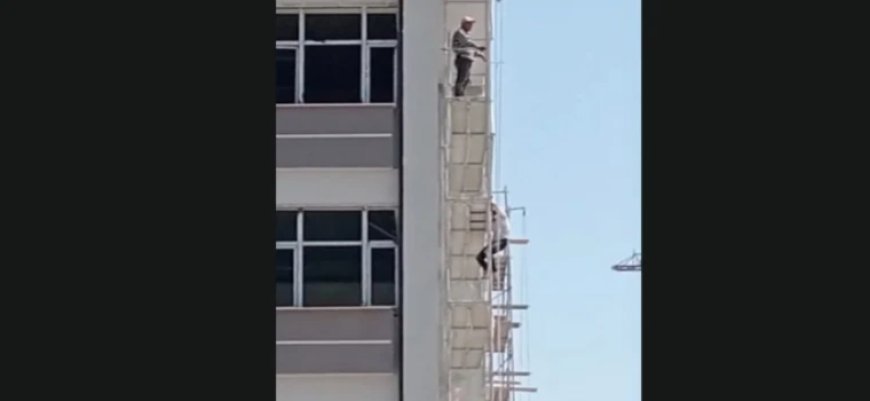 BAĞLIK MAHALLESİNDE İŞÇİLERİN CAN GÜVENLİĞİ TEHLİKE ALTINDA