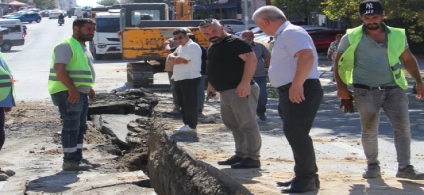 ÇERKEZKÖY’DE 37 YILLIK SAĞLIKSIZ SU BORULARINA CANDAN YÜCEER DOKUNUŞU