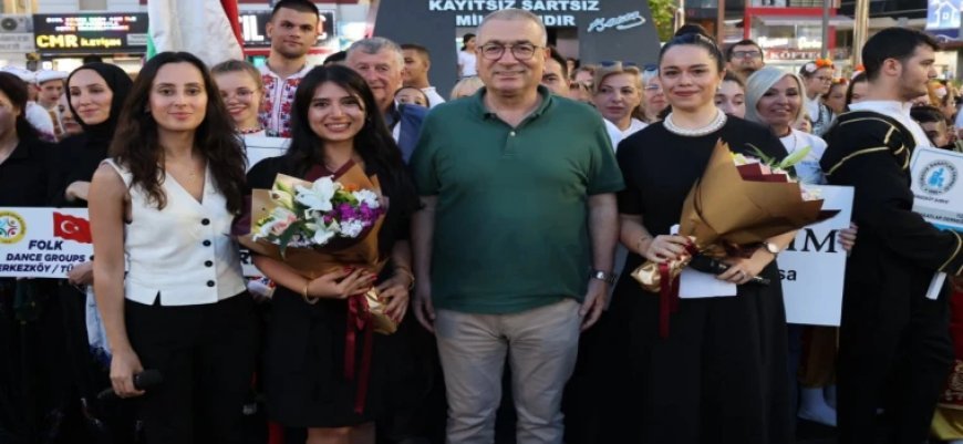 ÇERKEZKÖY’DE İLK KEZ DÜZENLENEN “INTERNATIONAL FOLK DANCE FESTİVALİ” BÜYÜK İLGİ GÖRDÜ