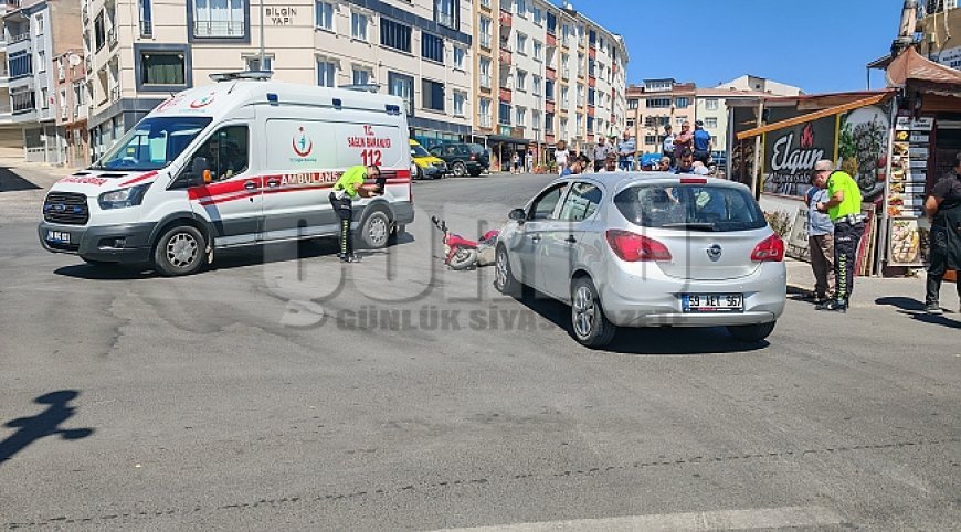 Malkara’da trafik kazası: 1 yaralı