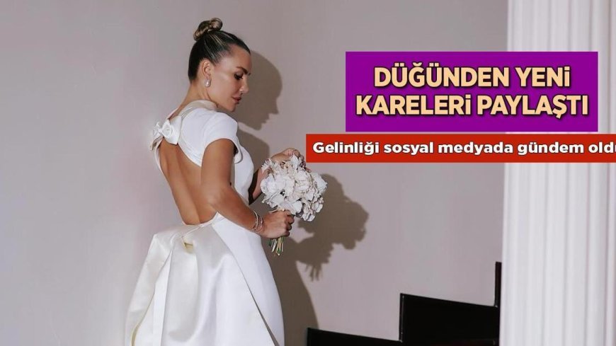 Haberler: Eda Erol ve Ekrem Karaçayır görkemli düğünle evlendi! İşte yeni kareler