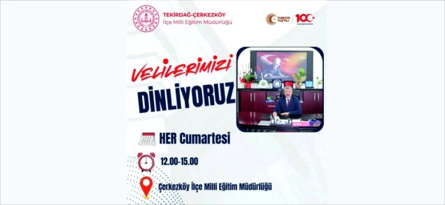 İLÇE MİLLÎ EĞİTİM MÜDÜRÜ ERDAL ASLAN’DAN VELİLERE DAVET