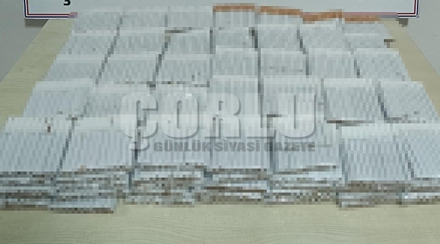 Muratlı’da kaçak sigara operasyonu