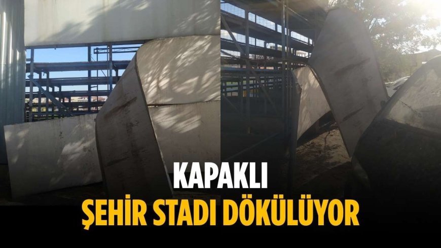 Kapaklı Şehir Stadı dökülüyor