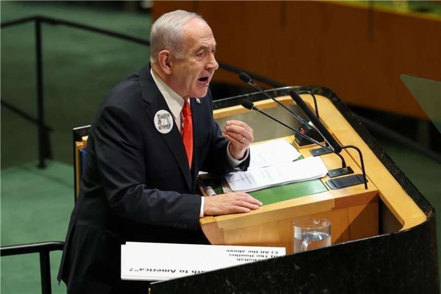 SON DAKİKA! Netanyahu'ya BM'de büyük şok! Konuşması başladı, salon boşaldı