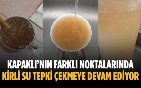 Kapaklı’nın farklı noktalarında kirli su tepki çekmeye devam ediyor