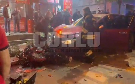Şerit ihlali 7 aracı birbirine kattı: 2 yaralı