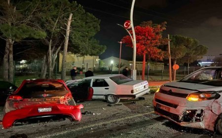 Tekirdağ’da zincirleme trafik kazası: 3 yaralı