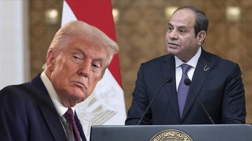 Sisi'den Trump'a 'anlaşma' daveti!