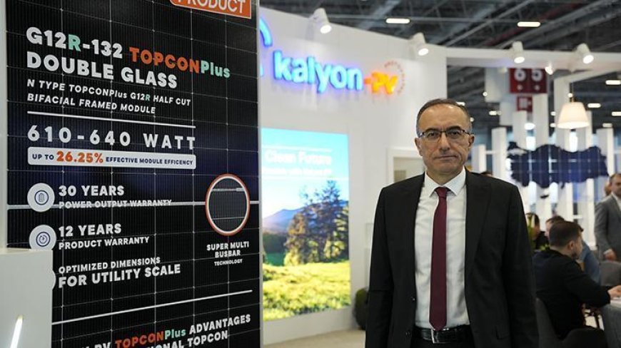 Kalyon PV, TOPCONPlus teknolojili güneş panelini EIF 2025'te tanıttı