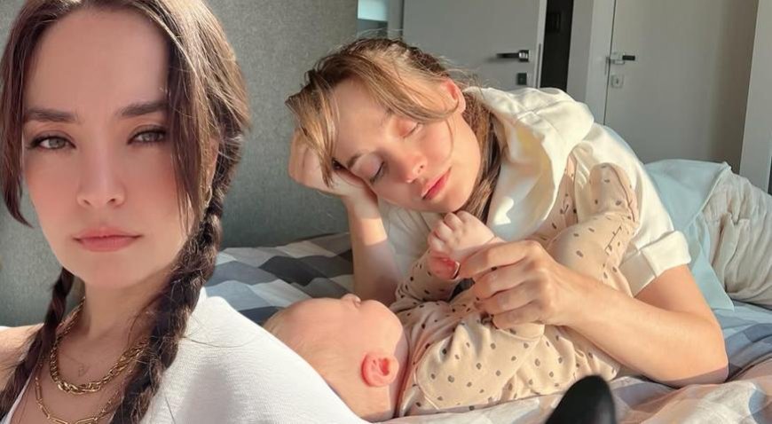 Zeynep Tuğçe Bayat'tan yeni kareler geldi! İşte küçük Atlas'ın son hali...