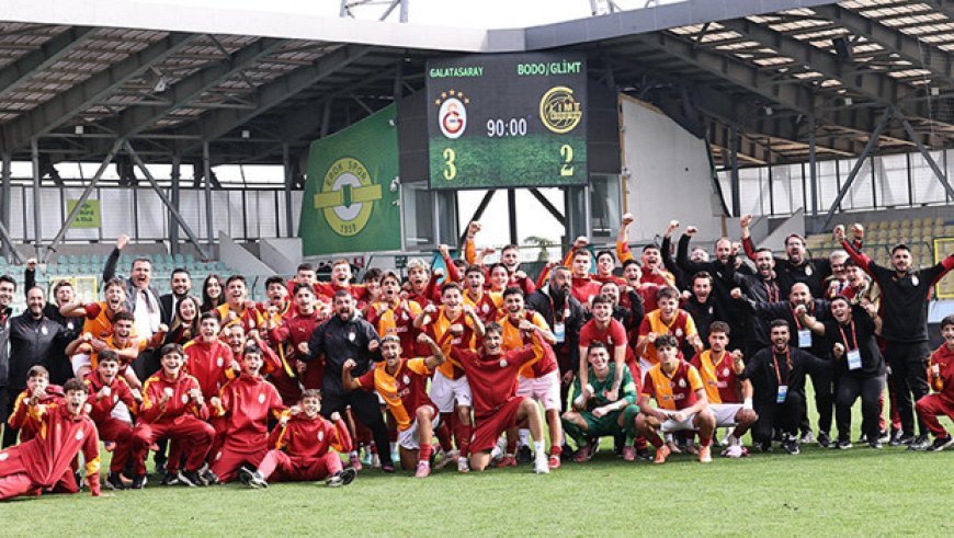 Galatasaray U19, Bodo/Glimt'i uzatma dakikalarında devirdi!
