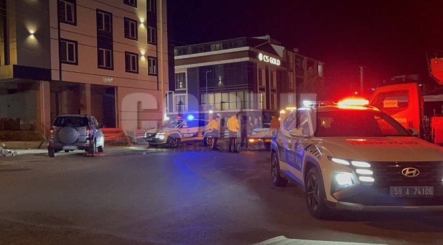 Tekirdağ’da polis kavga ihbarına gittiği arabada tabanca buldu