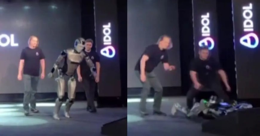 Rus robot tanıtımda nakavt oldu