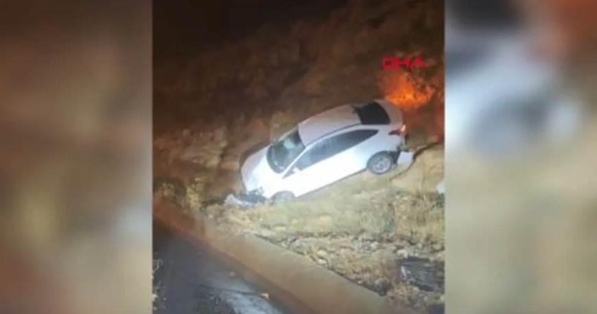 Siirt’te otomobil devrildi: 1 yaralı