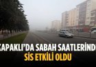 Kapaklı’da sabah saatlerinde sis etkili oldu