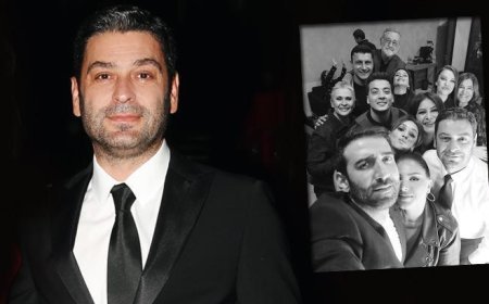 Uzak Şehir ekibi bir arada! Ozan Akbaba'yı yalnız bırakmadılar