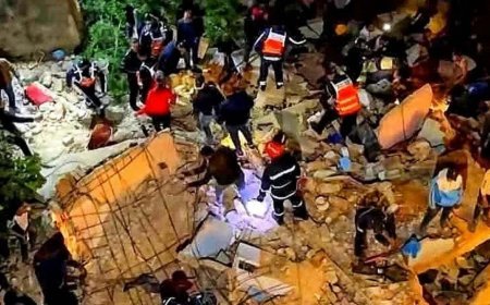 Fas'ta feci olay! 2 bina çöktü, en az 19 ölü var