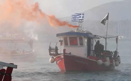 Yunanistan'da çiftçi eylemleri büyüyor! Volos Limanı kapatıldı, hedefte Selanik var...