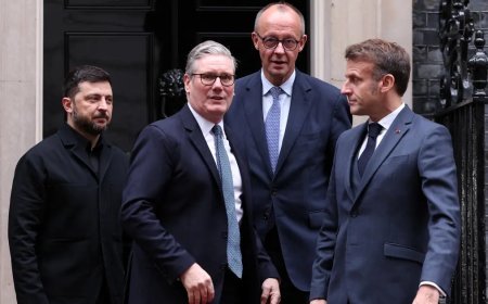 İngiltere, Fransa ve Almanya liderleri, Trump ile Ukrayna’yı görüştü