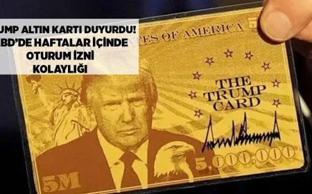 SON DAKİKA: Altın Kart resmen duyuruldu! ABD'de haftalar içinde oturum izni kolaylığı: İşte başvuru koşulları