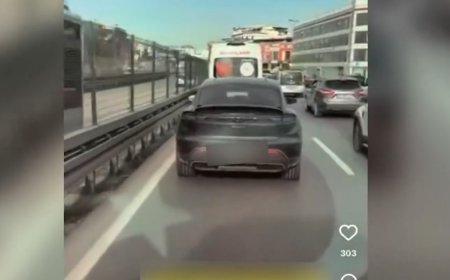 Ambulansa yol vermeyen sürücü yakalandı. Yeni kanunda cezası 46 bin TL