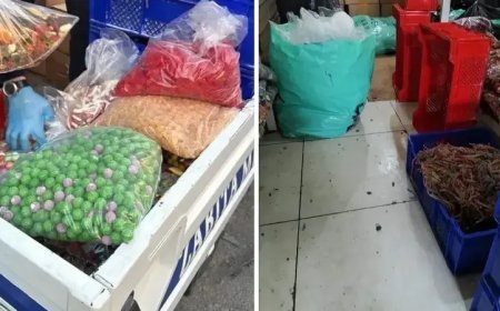 Esenyurt'ta kaçak şekerleme atölyesine baskın. 9 ton ürün imha edildi