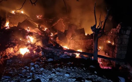 Yaşlı kadın yangın kurbanı