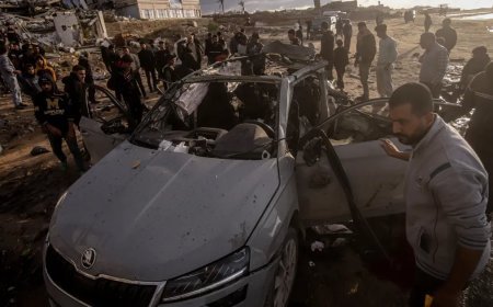 İsrail Gazze'de bir aracı vurdu. Raid Saad hedef alındı iddiası