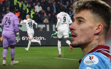 Trabzonspor'da Ernest Muçi, Beşiktaş'ta Cerny parladı: Seri bu maçta da devam etti!