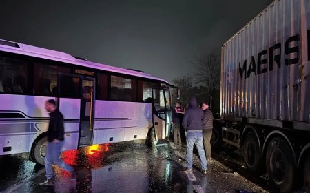 Sakarya'da zincirleme trafik kazasında 12 kişi yaralandı