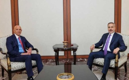 Dışişleri Bakanı Hakan Fidan, Tom Barrack'ı kabul etti! Ankara'da kritik temas