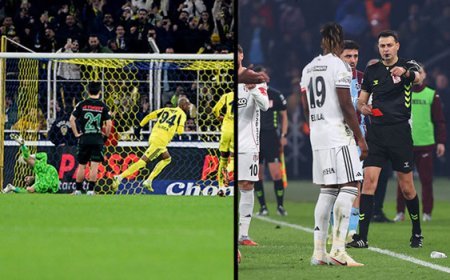 Süper Lig'de 16. haftanın VAR kayıtları açıklandı! Fenerbahçe'nin kazandığı penaltı, Beşiktaş'ın gördüğü kırmızı kart...