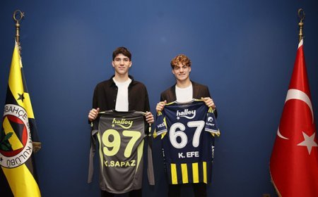 Fenerbahçe, 2 genç futbolcuyla profesyonel sözleşme imzaladı!