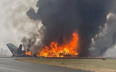 ABD'nin Kuzey Carolina eyaletinde havaalanına inen özel jet düştü!