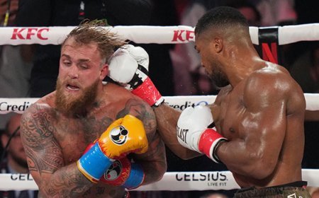 Anthony Joshua, eski sosyal medya fenomeni Jake Paul'u nakavt etti