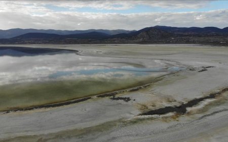 Kuraklık riski altındaki Burdur Gölü için eylem planı açıklanacak