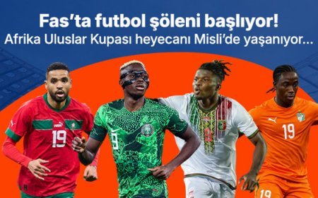 Fas’ta futbol şöleni başlıyor! Afrika Uluslar Kupası heyecanı Misli’de yaşanıyor…