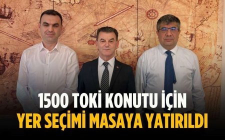 1500 TOKİ konutu için yer seçimi masaya yatırıldı