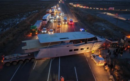 Yat karayolunu kapattı. Sürücüler şaşkına döndü