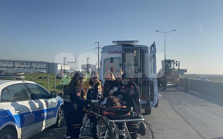 Tekirdağ’da feci kaza: 5 yaralı